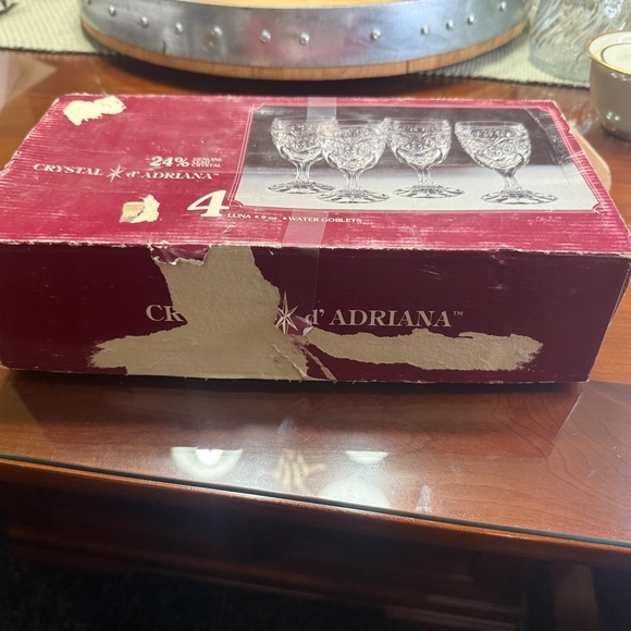 Crystal D'Adriana Crystal Glass Set - Picture 2 of 8